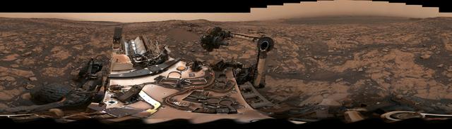 NASA image: Panorama of Vera Rubin Ridge