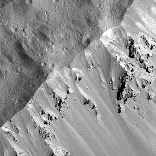 NASA image: Occator's Northern Wall