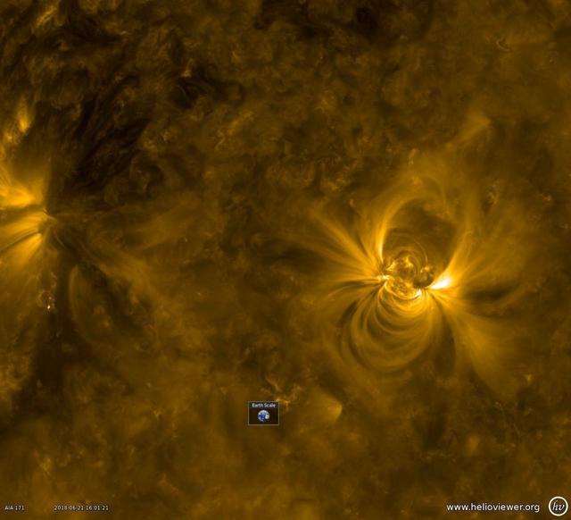 NASA image: Rambunctious Active Region