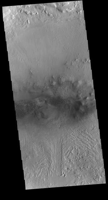 NASA image: Terra Sabaea Crater