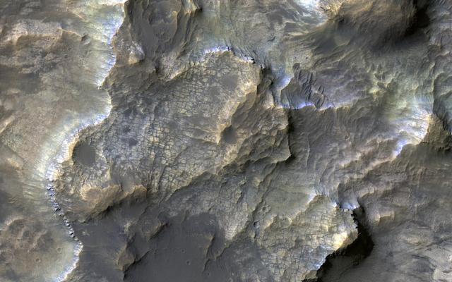NASA image: Clays in the Eridania Basin