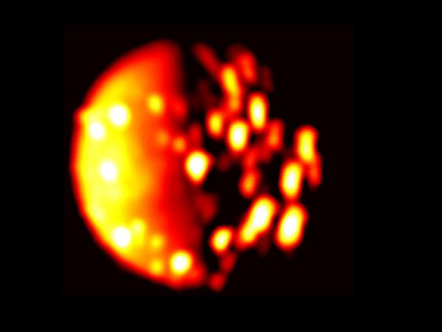 Jupiter Moon Io in Infrared