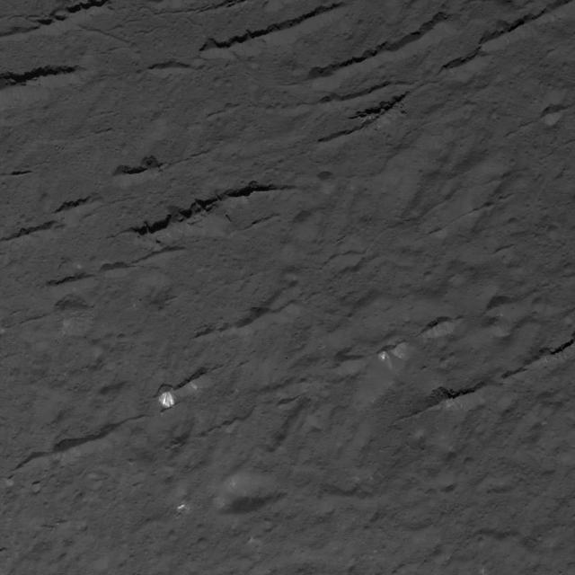 NASA image: Fractures Across Occator Crater's Floor