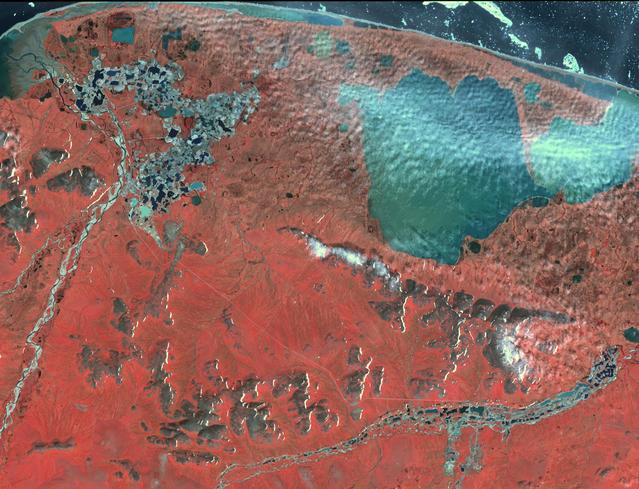 NASA image: Gold Mining, Siberia