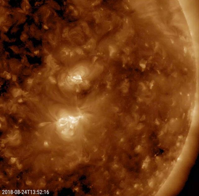 NASA image: New Active Region Grows Up