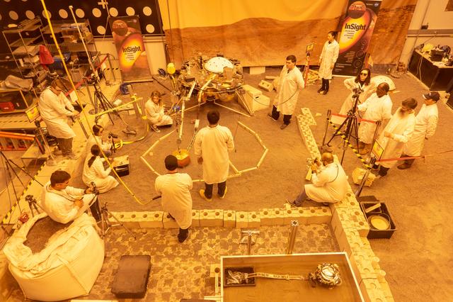NASA image: Practicing InSight Instrument Deployment