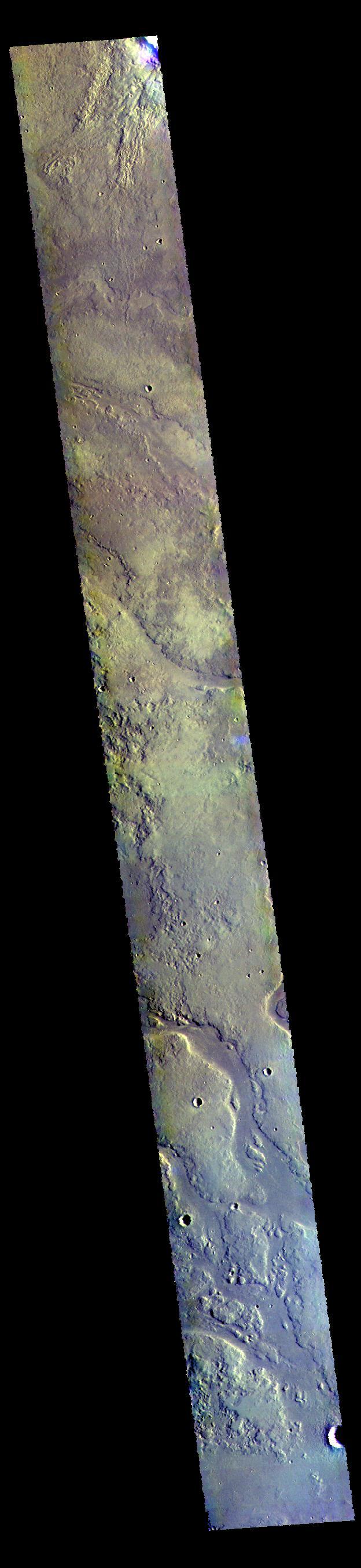 Granicus Valles - False Color