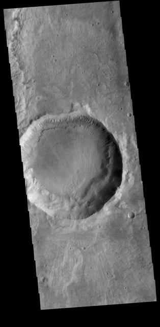 NASA image: Crater Gullies