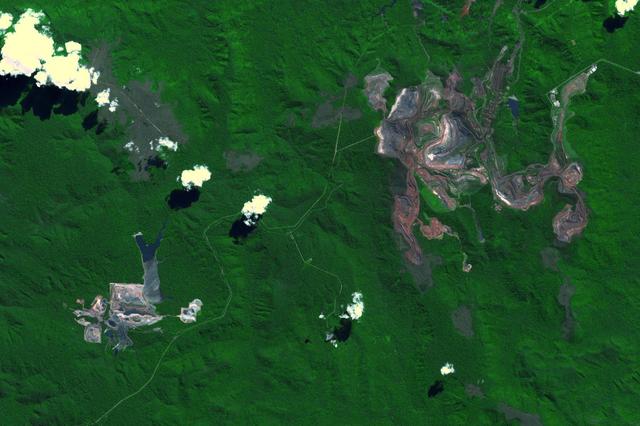 NASA image: Carajas Mine, Brazil