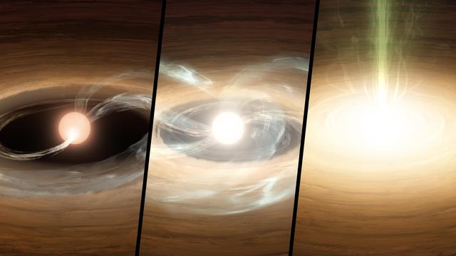 NASA image: FU Orionis Disk Illustration