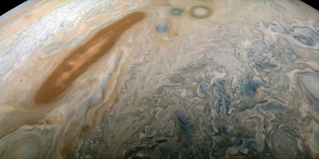 NASA image: Juno Captures 'Brown Barge'