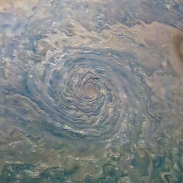 NASA image: Jupiter Spiral
