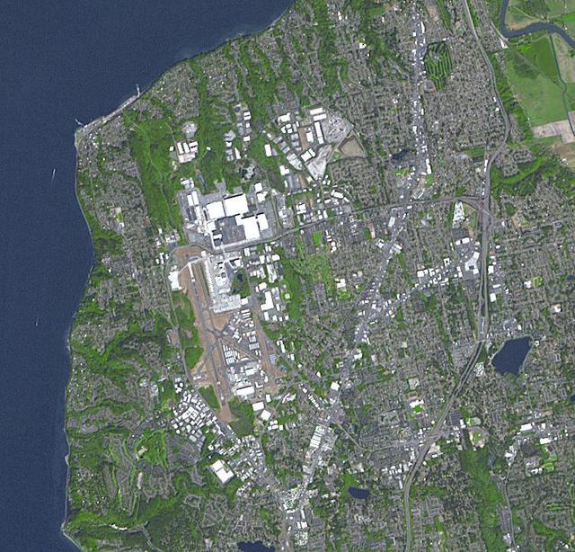 NASA image: Boeing Plant, Everett WA