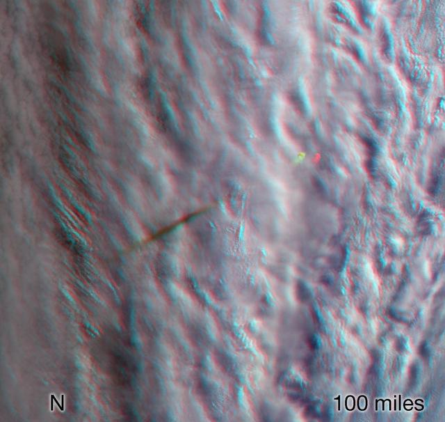 NASA image: MISR Images Fireball Over Bering Sea (Anaglyph)