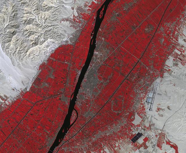 NASA image: Luxor, Egypt