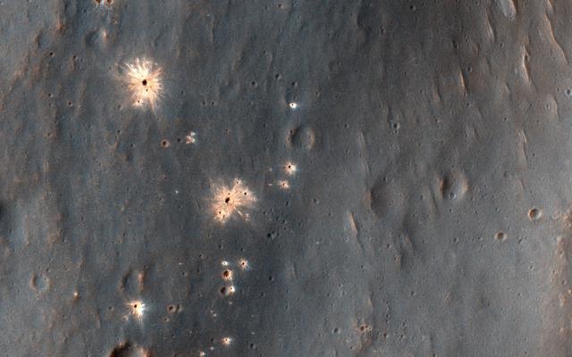 NASA image: A Recent Impact Site in Noachis Terra