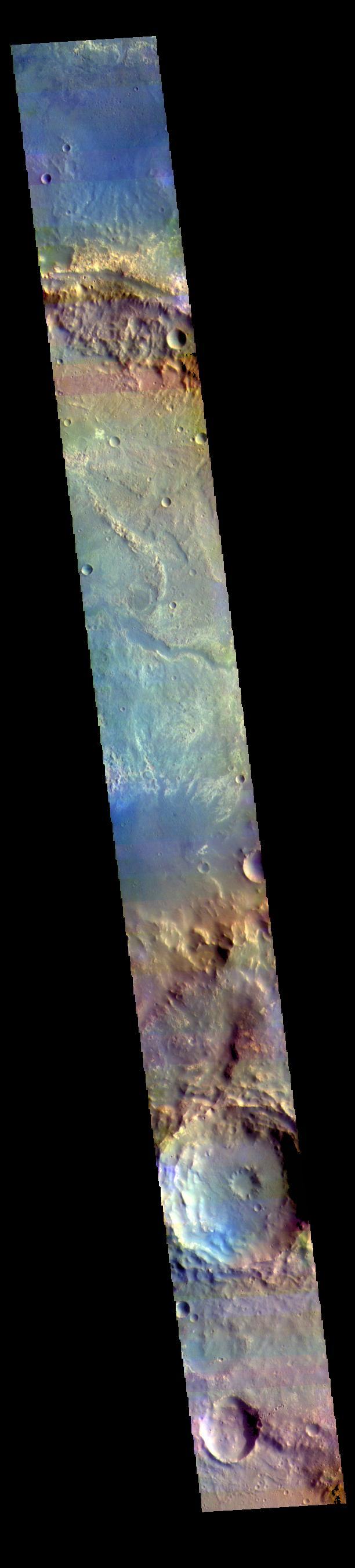 Oyama Crater - False Color