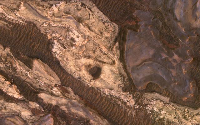 NASA image: Abstract Art in Ius Chasma