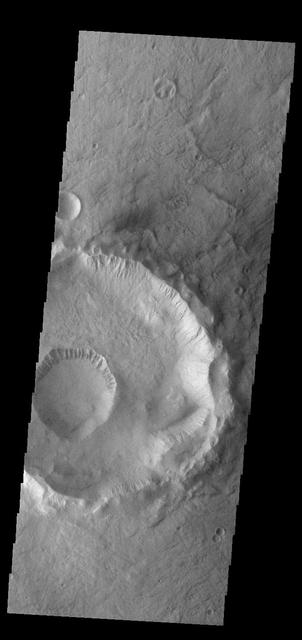 NASA image: Gasa Crater