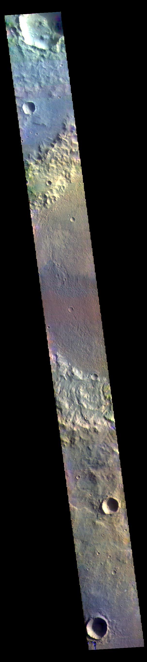 Briault Crater - False Color