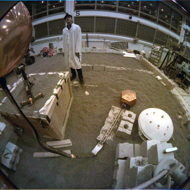 NASA image: A Hollywood Star in InSight's Mars "Sandbox"