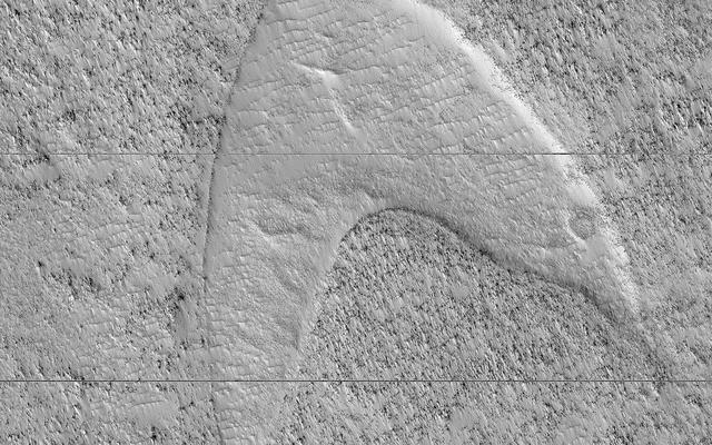 NASA image: Dune Footprints in Hellas