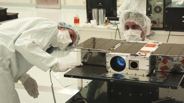 NASA image: ASTERIA CubeSat Before Launch