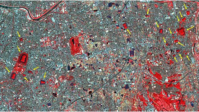 NASA image: Mozu Tombs, Japan