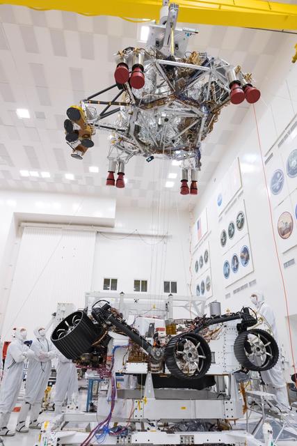 NASA image: NASA Mars 2020 Rover Separation Test