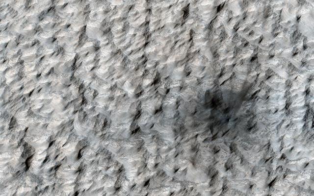 NASA image: A New Crater on Mars