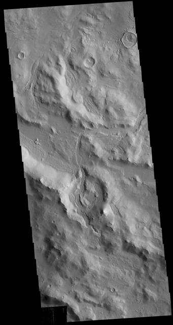 NASA image: Cerulli Crater Rim