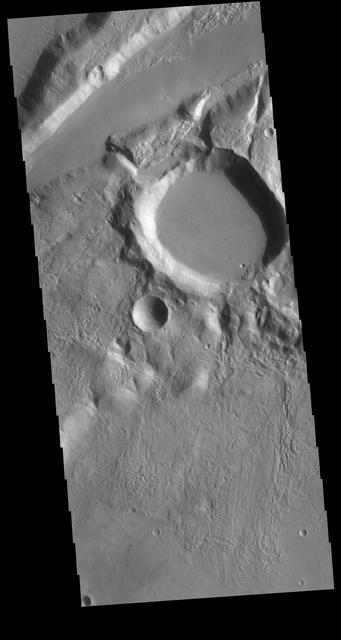 NASA image: Gandzani Crater