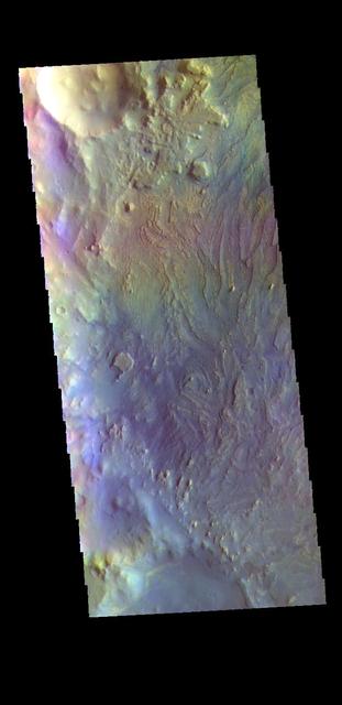 Crommelin Crater - False Color
