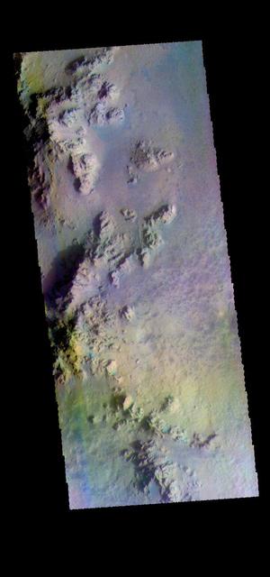 NASA image: Hale Crater - False Color