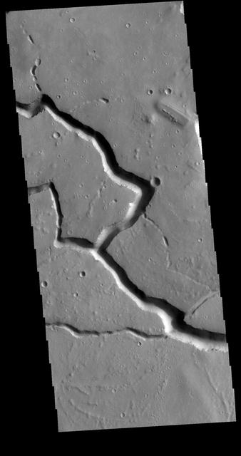 NASA image: Hephaestus Fossae
