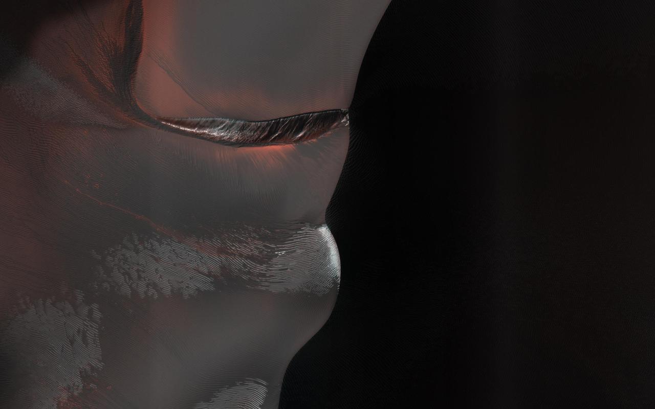 HiRISE has been monitoring this dune field since 2008, and it changes every year from gully erosion in the winter and blowing sand in the summer.  https://photojournal.jpl.nasa.gov/catalog/PIA23673