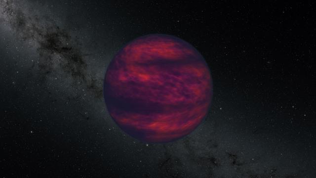 Spitzer Brown Dwarf Wind (Artist's Concept)