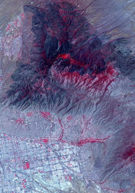 NASA image: Arizona Bighorn Fire 2020