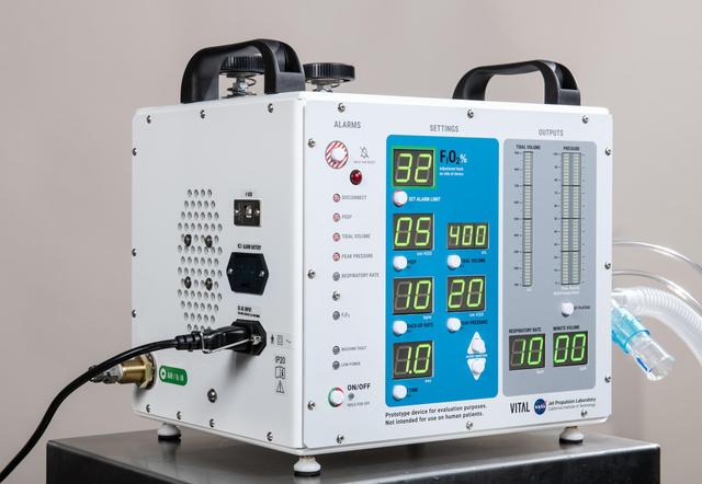 NASA image: NASA's Coronavirus Ventilator Prototype