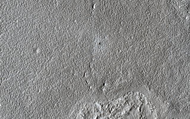 NASA image: A New Impact Marking Fades Away