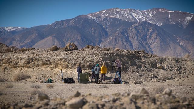 NASA image: Perseverance Field Team Sets up in Nevada Desert