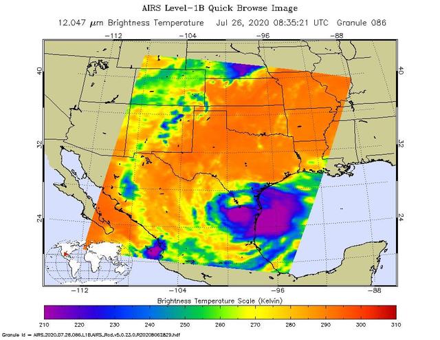 AIRS Captures Tropical Storm Hanna