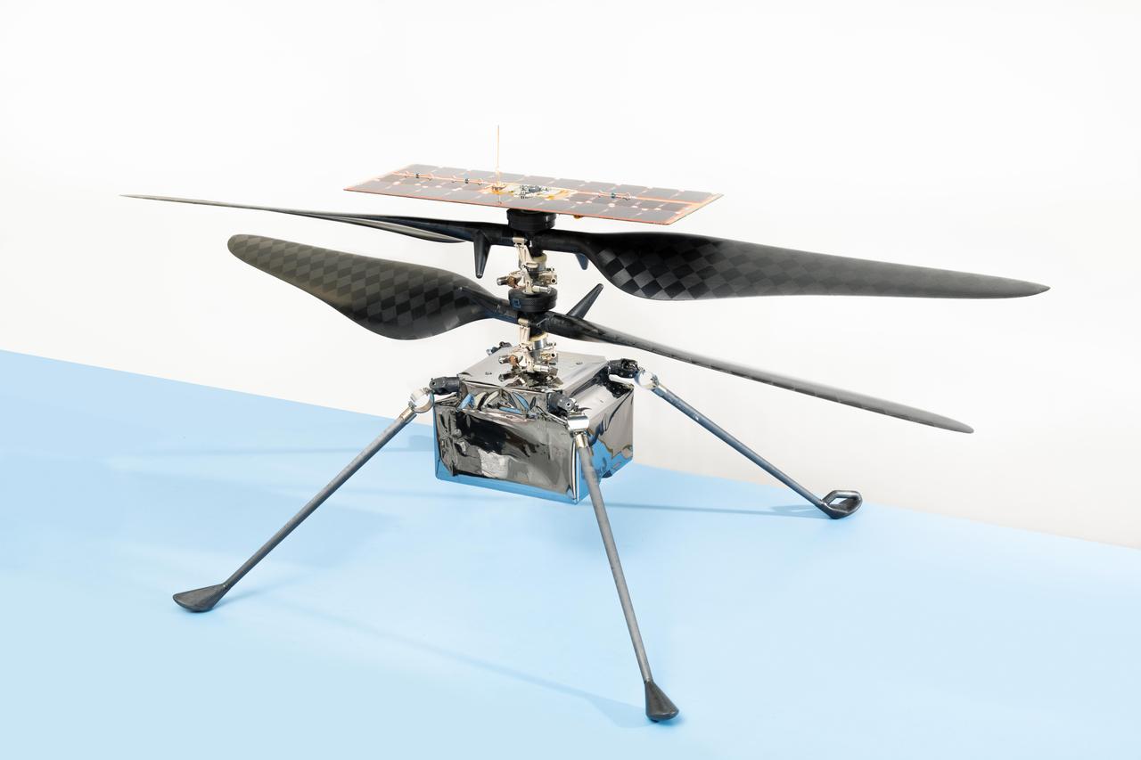 The flight model of NASA's Ingenuity Mars Helicopter.  https://photojournal.jpl.nasa.gov/catalog/PIA23882