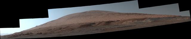 NASA image: A Dramatic View of Mars' Mount Sharp