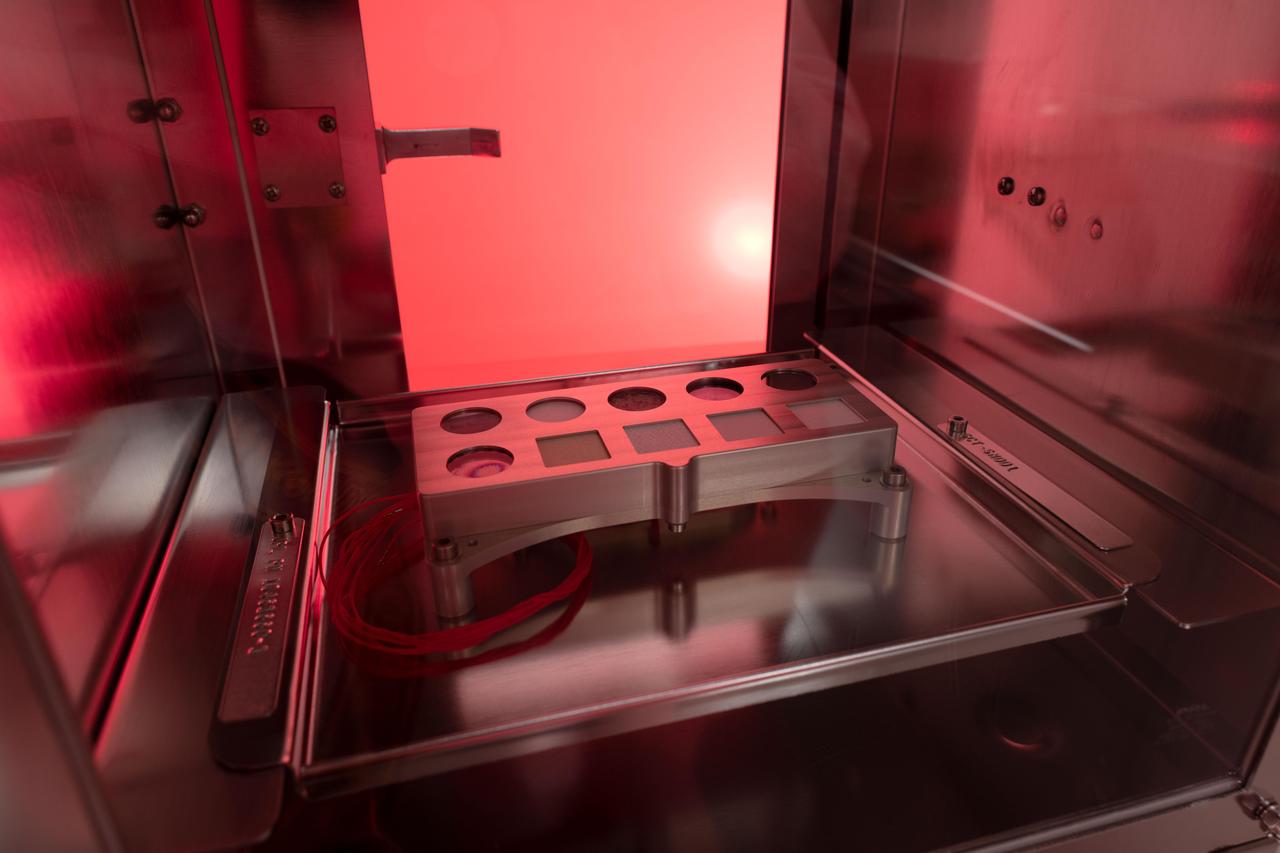 By providing a set of base measurements that were taken on Earth, this calibration target will help fine-tune the settings on the Scanning Habitable Environments with Raman & Luminescence for Organics and Chemicals (SHERLOC) instrument carried aboard NASA's Perseverance Mars rover. There are 10 kinds of materials on SHERLOC's calibration target, including a fragment of a Martian meteorite and five of the first spacesuit materials sent to Mars. They'll be observed to see how they hold up in the intense radiation on the Martian surface.  https://photojournal.jpl.nasa.gov/catalog/PIA23980