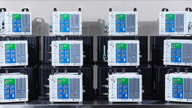 Stacks of VITAL Ventilators
