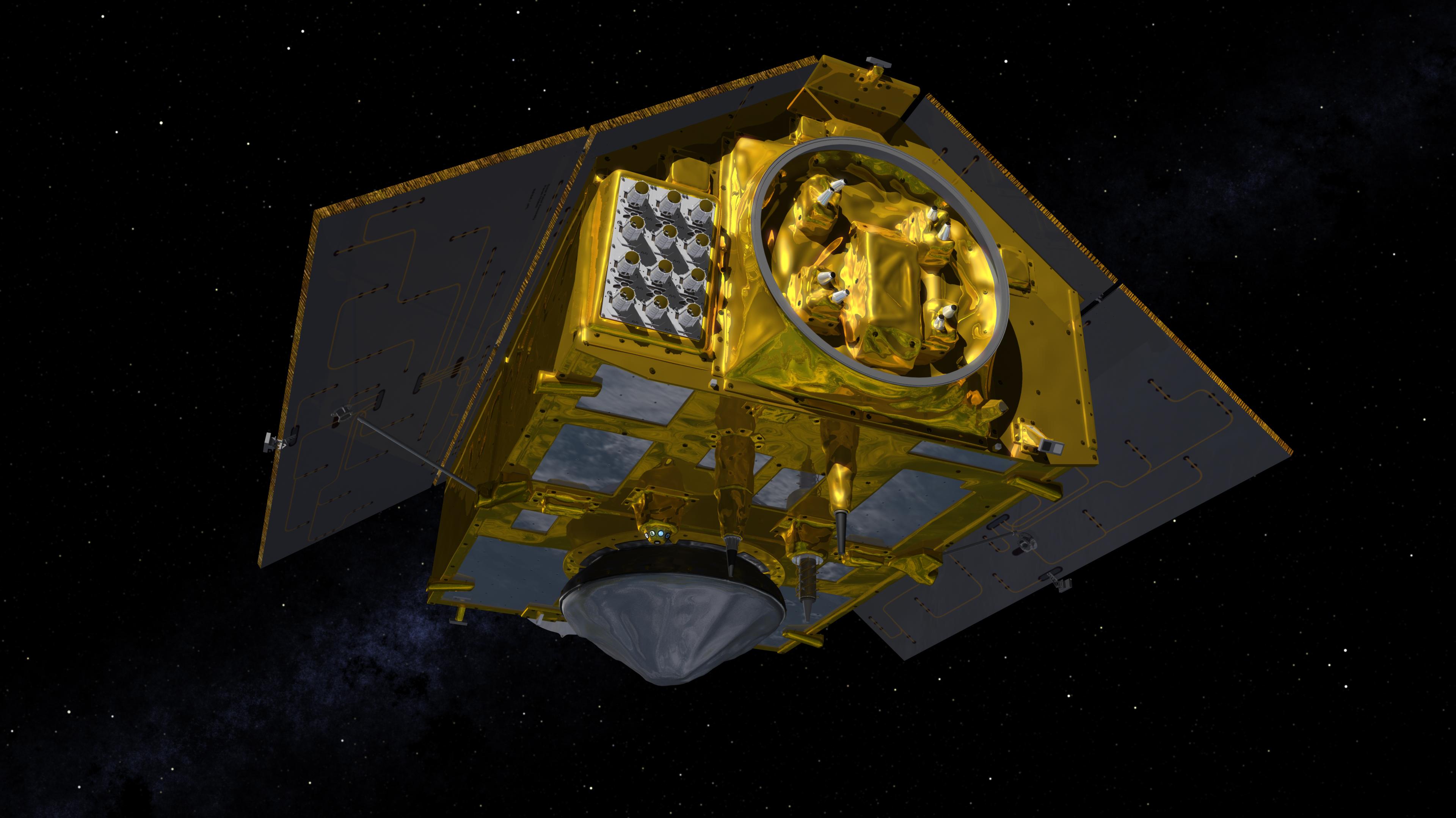 Ocean monitoring satellites support sea-level and current-system observations. NASA/JPL-Caltech (public domain).
