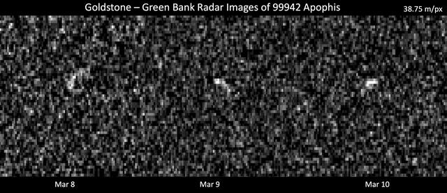 NASA image: Radar Observations of Asteroid 99942 Apophis