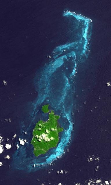 NASA image: Providencia Island, Colombia
