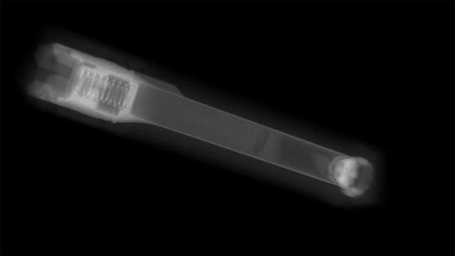 NASA image: CT Scan of Mars Sample Tube